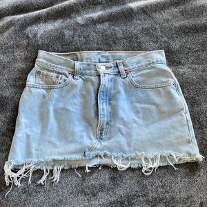 Denim Levi skirt